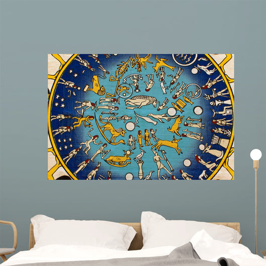 Ancient Egyptian Papyrus Wall Mural
