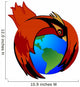 The Cardinal Bird Holds Mother Earth to Protect Her. Wall Decal