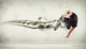 Modern Style Dancer Posing Wall Decal