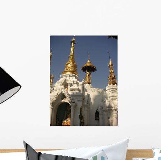 Swhedagon Pagoda Wall Mural
