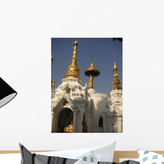 Swhedagon Pagoda Wall Mural