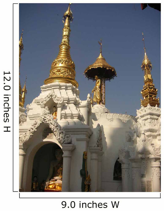 Swhedagon Pagoda Wall Mural