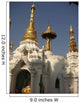 Swhedagon Pagoda Wall Mural