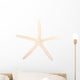 White Finger Starfish Wall Decal