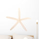 White Finger Starfish Wall Decal