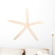 White Finger Starfish Wall Decal