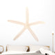White Finger Starfish Wall Decal