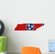 Tennessee Map Wall Decal