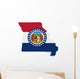 Missouri Map Wall Mural