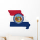 Missouri Map Wall Mural