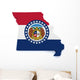 Missouri Map Wall Mural