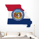 Missouri Map Wall Mural
