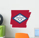 Arkansas Map Wall Decal