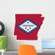 Arkansas Map Wall Decal