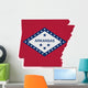 Arkansas Map Wall Decal