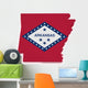 Arkansas Map Wall Decal