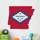 Arkansas Map Wall Decal