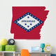 Arkansas Map Wall Decal