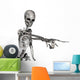 Skeleton Pointing Wall Decal