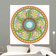 Leafy Aum Mandala Wall Decal