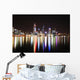 Night Skyline Perth, Western Australia Wall Mural