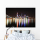 Night Skyline Perth, Western Australia Wall Mural