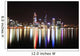 Night Skyline Perth, Western Australia Wall Mural