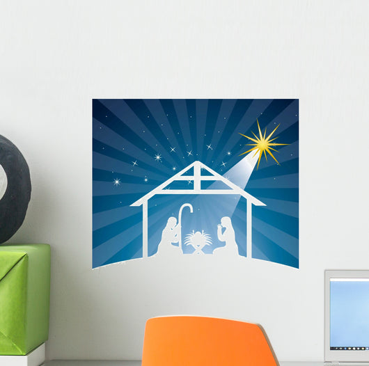 nativity scene Wall Decal