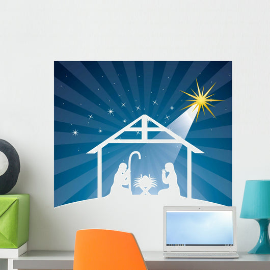 nativity scene Wall Decal
