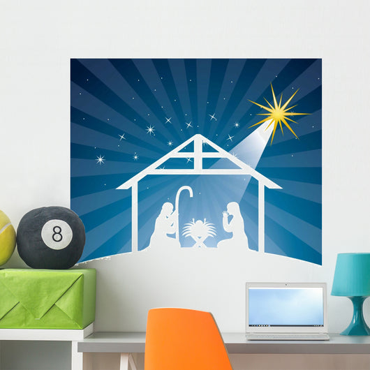 nativity scene Wall Decal