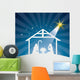 nativity scene Wall Decal