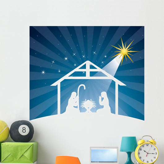 nativity scene Wall Decal