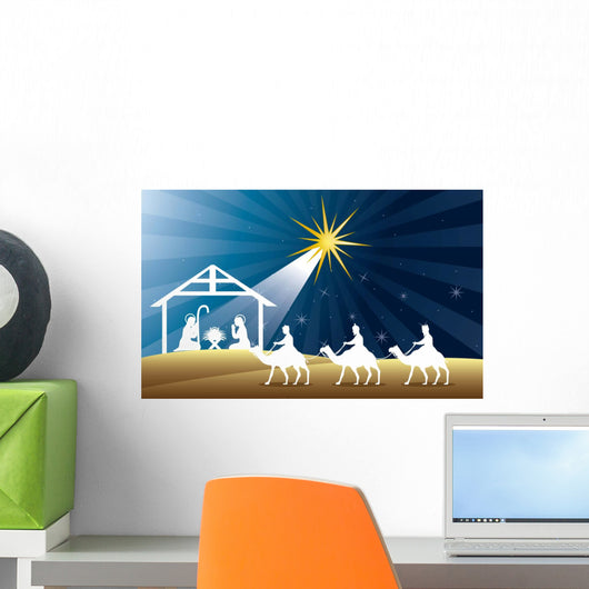 nativity scene Wall Decal