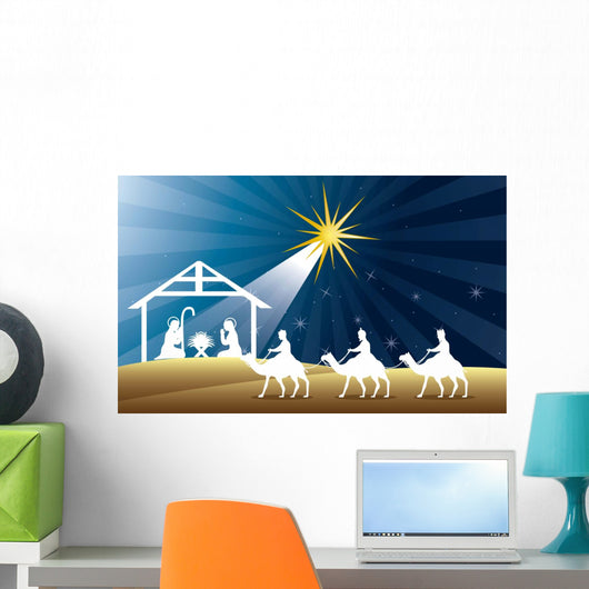 nativity scene Wall Decal