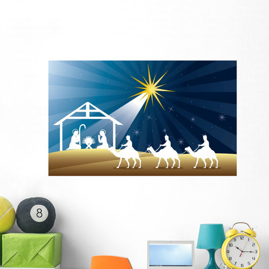 nativity scene Wall Decal