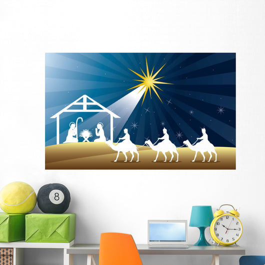 nativity scene Wall Decal