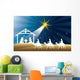 nativity scene Wall Decal