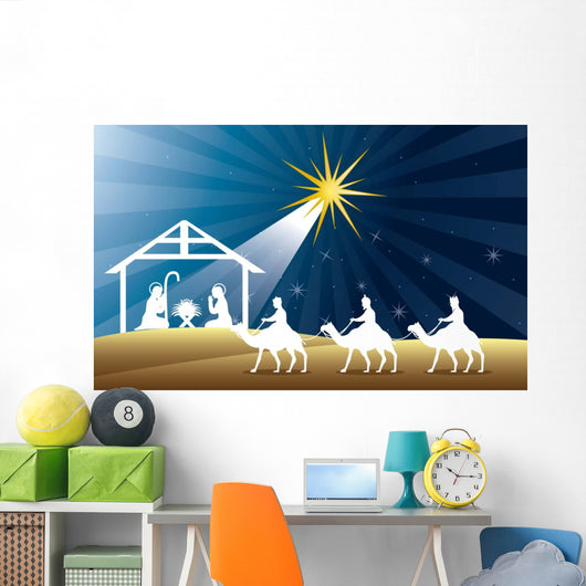nativity scene Wall Decal