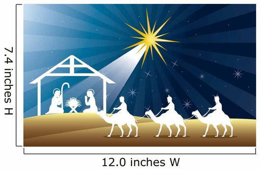 nativity scene Wall Decal