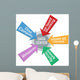 Network Data Center Security Software arrows Wall Decal