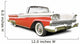 Vintage Red Caddy Wall Decal