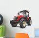 red tractor Wall Decal