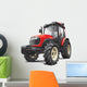 red tractor Wall Decal