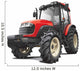 red tractor Wall Decal