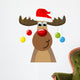 Cartoon Merry Reindeer Wall Decal