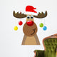 Cartoon Merry Reindeer Wall Decal