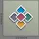 Color Pattern Arabic Style Wall Mural