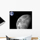 Moon and Earth Wall Mural
