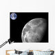 Moon and Earth Wall Mural