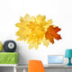 Autumn fall leaves Wall Decal